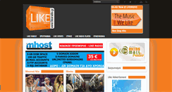 Desktop Screenshot of likeradio.gr